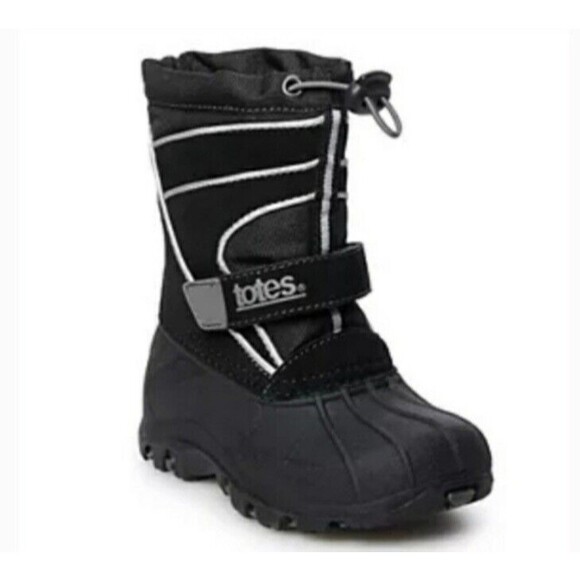 Totes Teo Baby Boys Winter Boots Weatherproof Snow Boot Size 5 - Picture 1 of 5